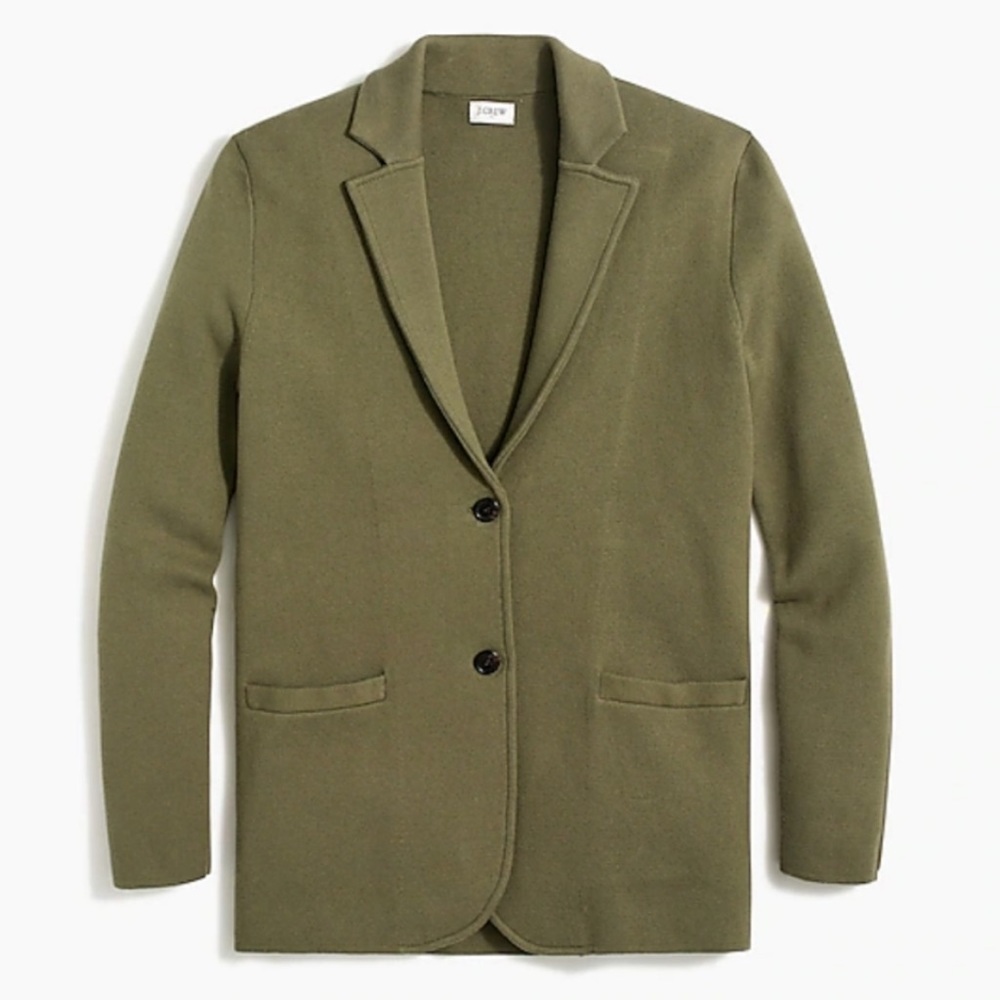 NWT - J. Crew Cotton Sweater Blazer - Medium